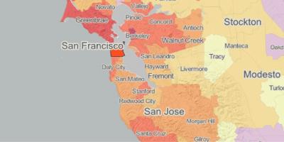 Térkép mapp San Francisco