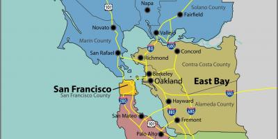 San Francisco bay térképen
