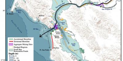 Térkép San Francisco bay mélység
