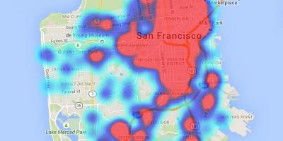 Térkép San Francisco széklet