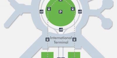Térkép SFO airport 1-es terminál