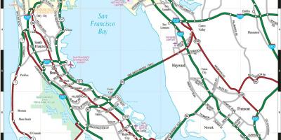 Térkép San Francisco bay area