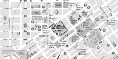 Térkép westfield San Francisco
