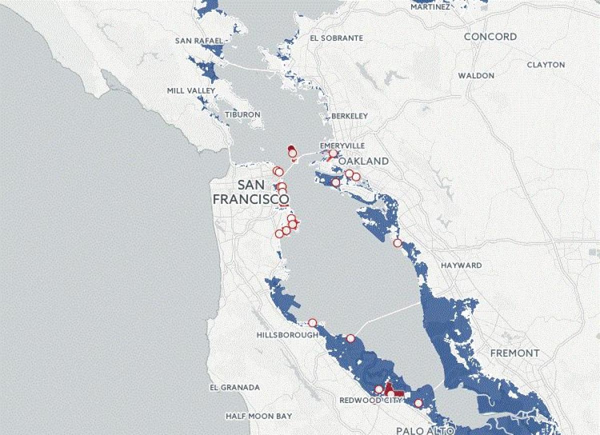 Térkép San Francisco-i árvíz