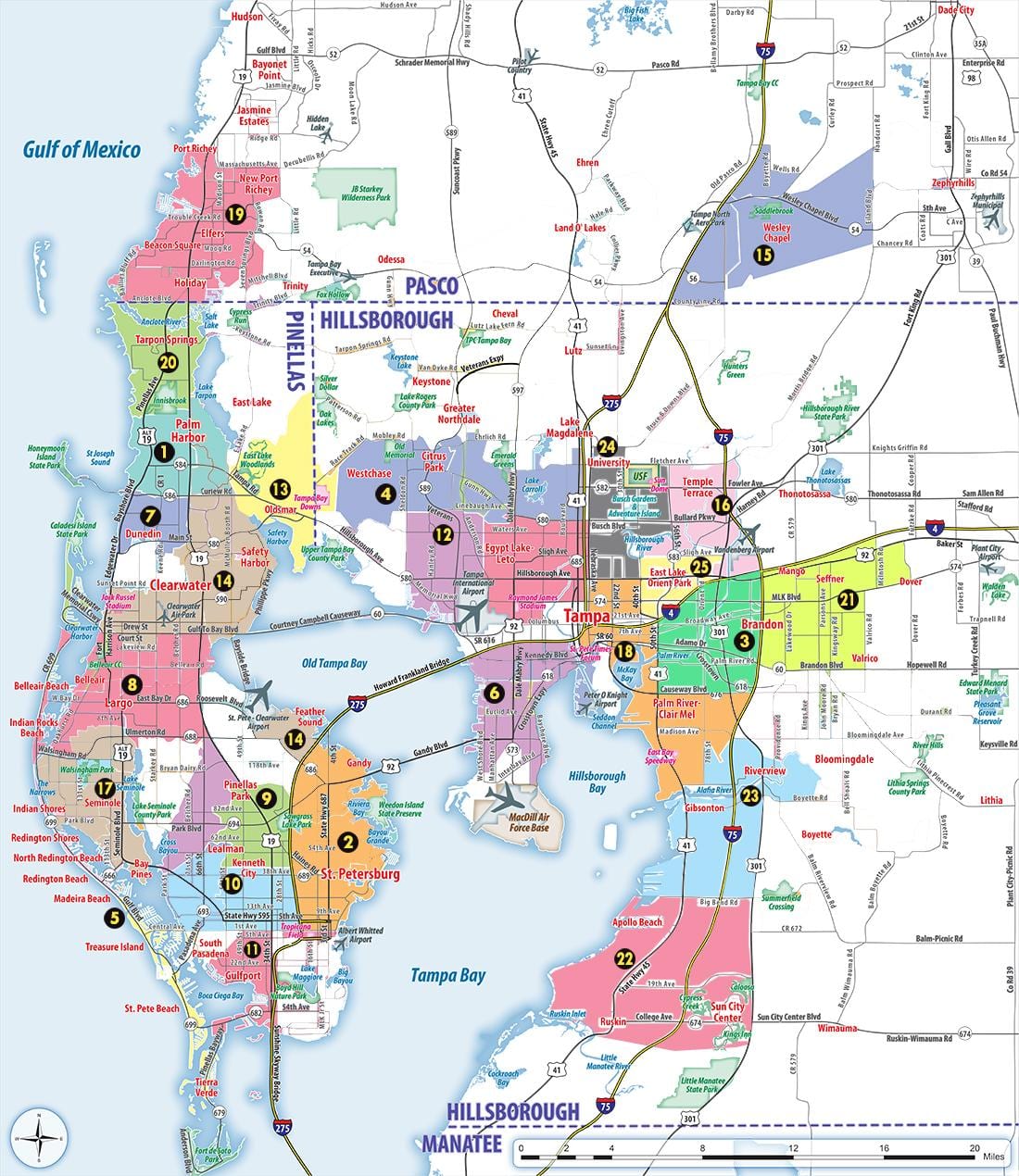 San Francisco bay area, zip code térkép