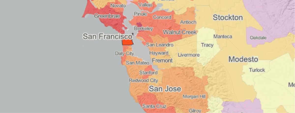 Térkép mapp San Francisco