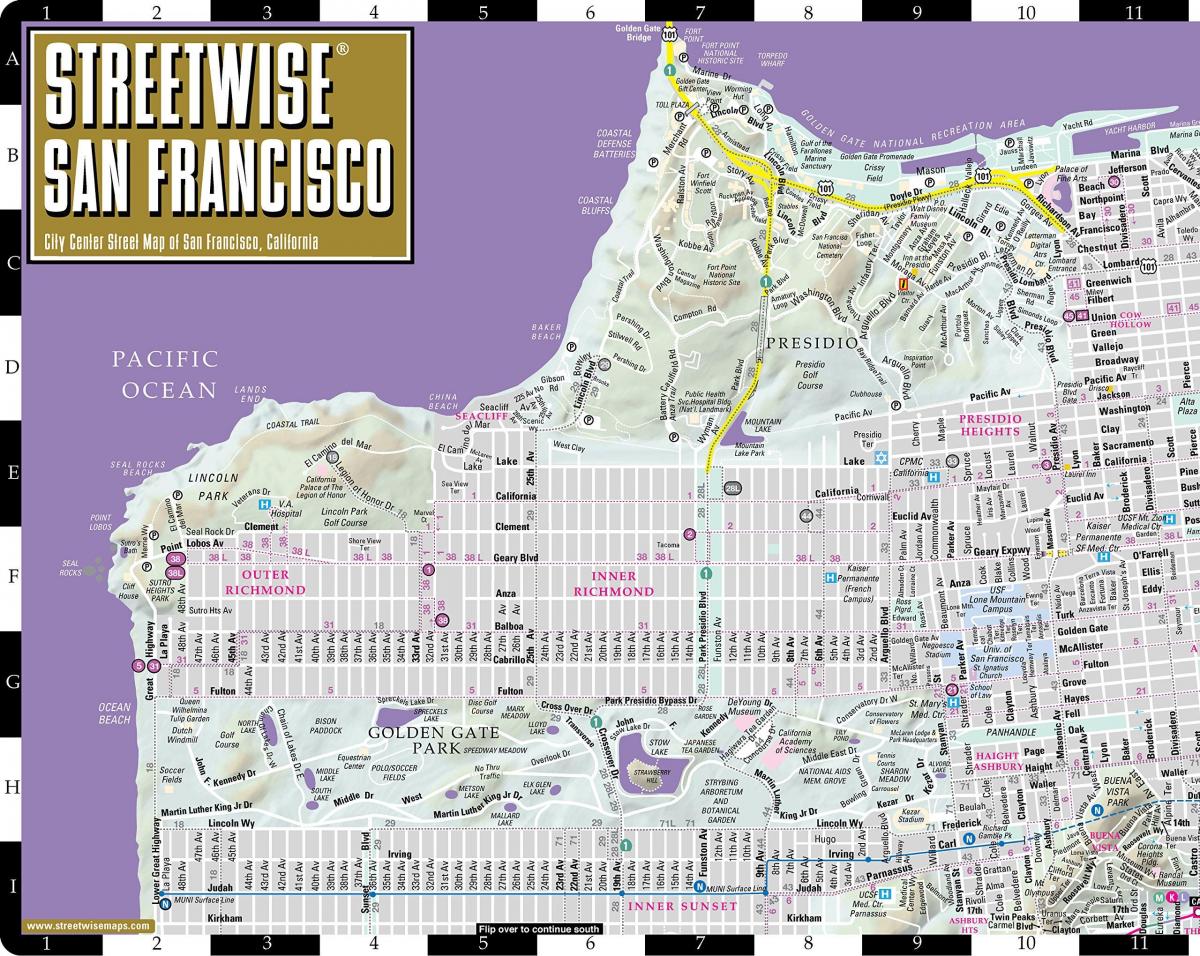 Térkép okos, San Francisco