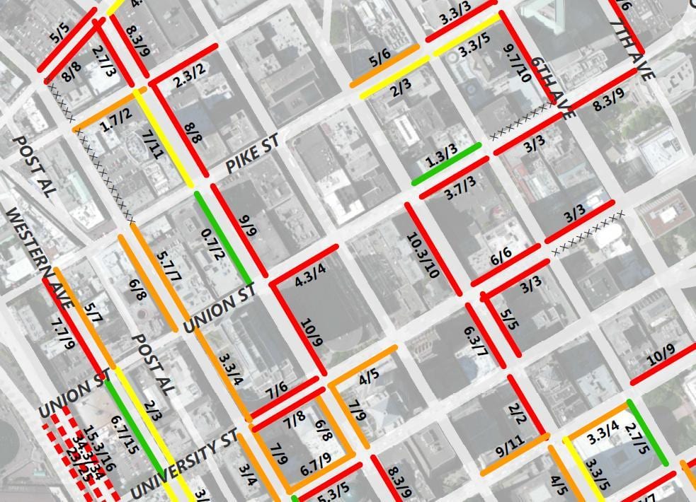 Térkép San Francisco 2 óra parkolás