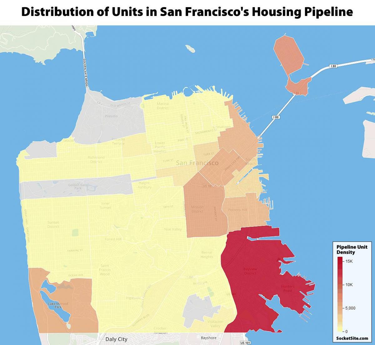 San Francisco állami lakások térkép