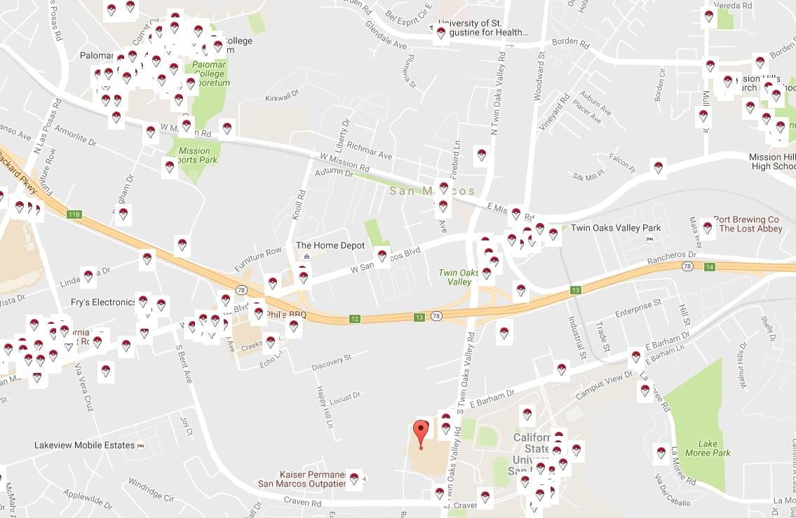 Térkép San Francisco sörfőzdék
