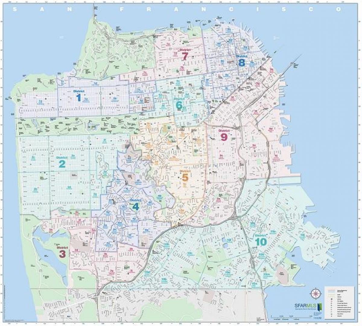 San Francisco mls térkép