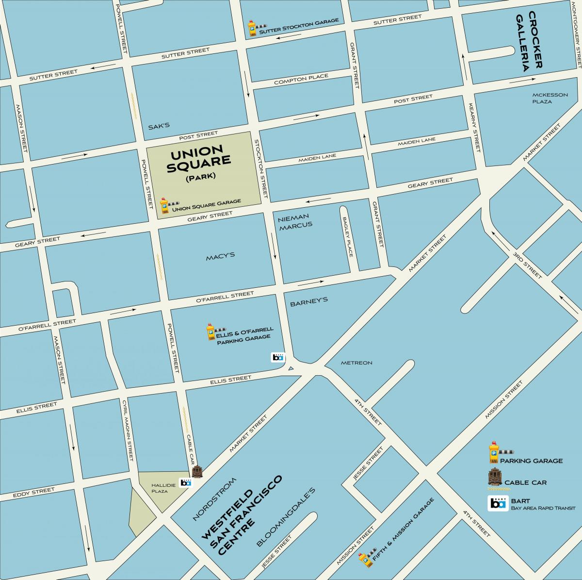 San Francisco térkép vásárlás