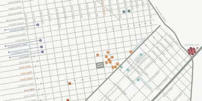 Térkép San Francisco művészeti galériák