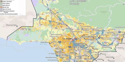 Térkép San Francisco övezeti 