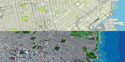 Térkép ofSan Francisco 3d 