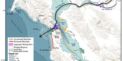 Térkép San Francisco bay mélység