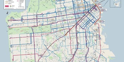 SF muni busz térkép