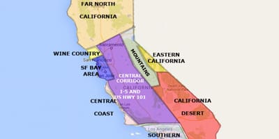 San Francisco, kalifornia térképen