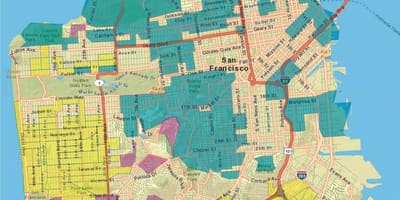 Térkép San Francisco-gis