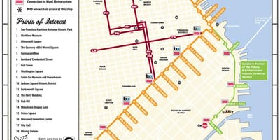 San Fran kocsi térkép