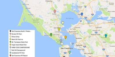 Térkép San Francisco látni kell