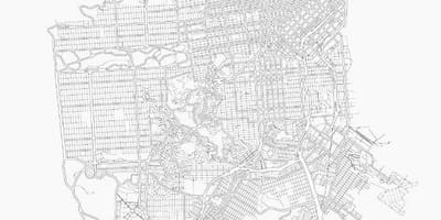 Nyomtatás térkép San Francisco