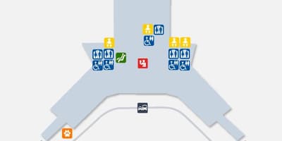 San Francisco airport 2. terminál térkép