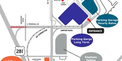 SFO parkolás garázsban térkép
