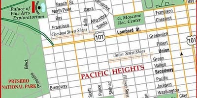 San Francisco marina térkép